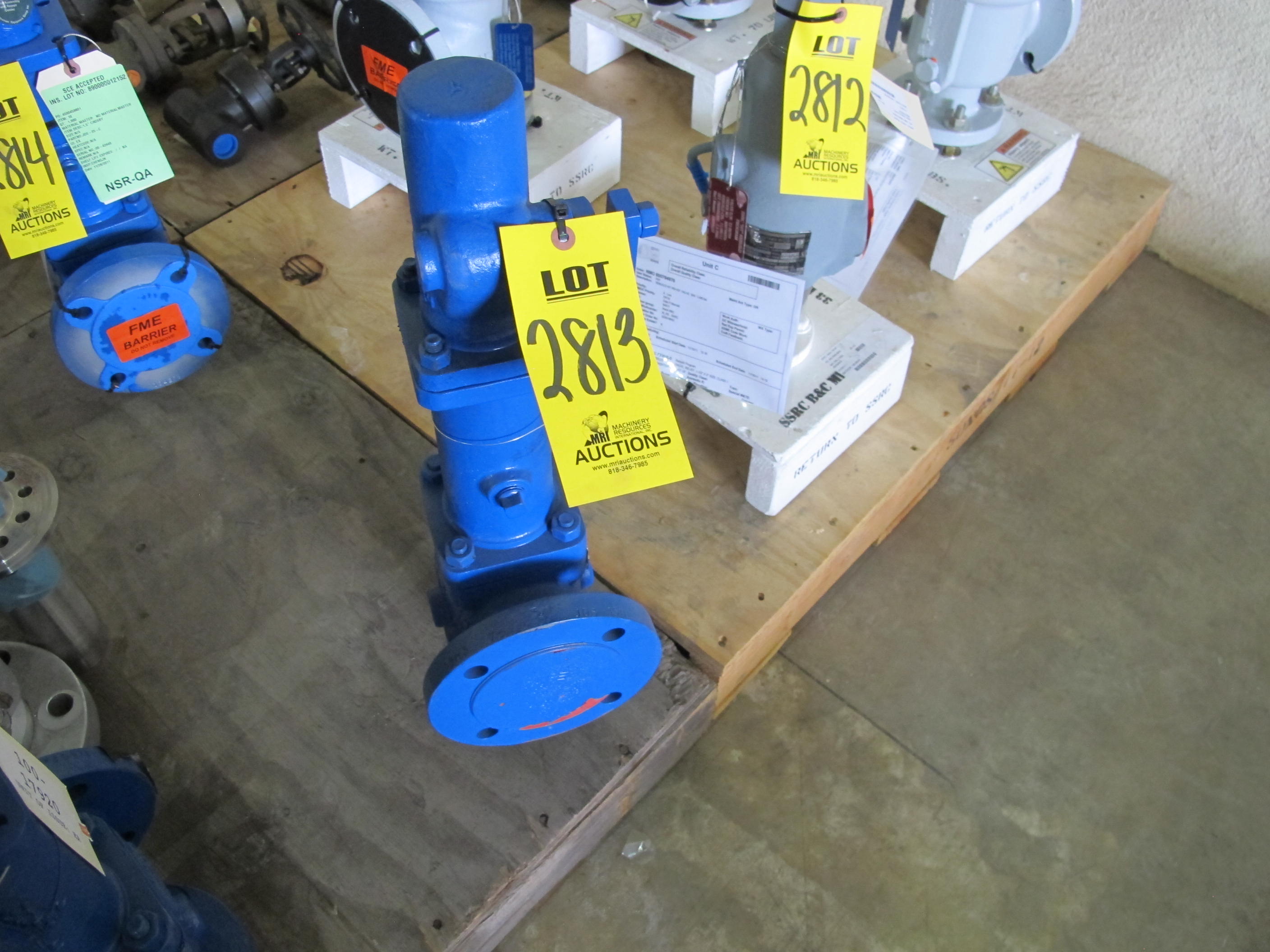 VALVE, RELIEF TYPE, 1-1/2" X 3" SIZE, CS MATERIAL, ASME VIII SPECIFICATION, JOS STYLE, SOFT SEAT TRIM, EPR 80 DUROMETER SOFTGOODS, 75 PSIG SET PRESSURE RATING, 150# RF FLANGE CONNECTIONS. GAS SERVICE WITH EPR O-RING SEAT ASME VIII "UV" STAMPED. PART # 1-1/2H3 JOS-15-D WITH EPR, PART # SEE DESCRIPTION (W-51) LOADING & HANDLING FEE $15-